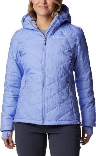 Vista 8 de Columbia Chaqueta larga con capucha Heavenly para mujer Verde (Stone Green)