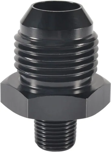 Vista 11 de Adaptador de tubería macho 4AN a NPT de 1/4 pulgadas, adaptador recto de aluminio de 4AN a 1/4 de pulgada NPT para accesorios de sistema