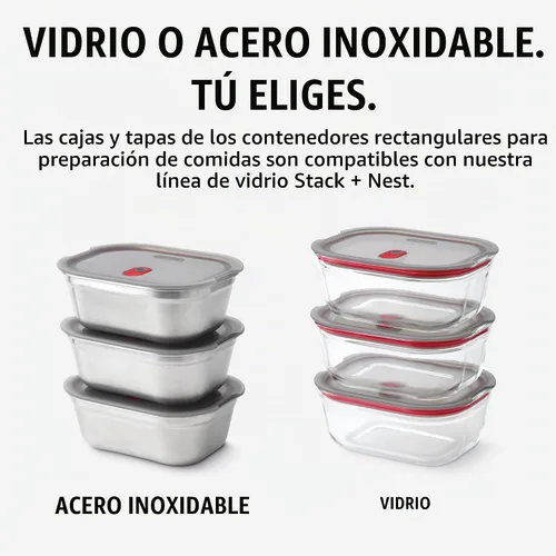 Vista 8 de Taza de almuerzo BLACK + BLUM - Recipientes reutilizables para preparar comidas para picnic y camping - Caja de almacenamiento de alimentos