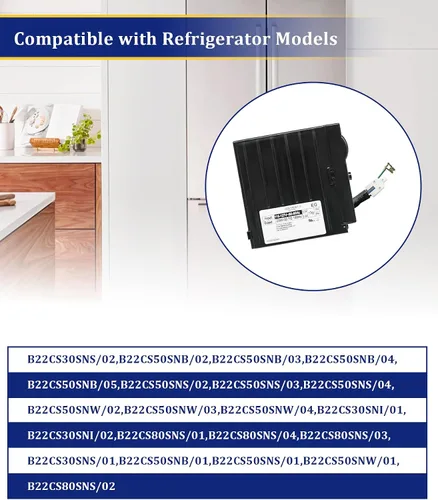 Vista 4 de 00647583 Placa de control del inversor del refrigerador se adapta a Bosch B22CS30 Series La placa inversora VCC3 1156 06 F 36 reemplaza 647583