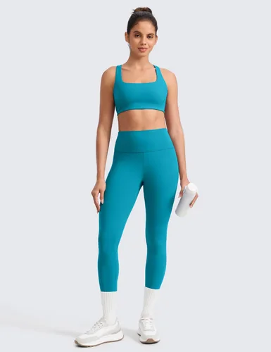 Vista 3 de CRZ YOGA Leggings Butterlift de 25" Azul (Hawaiian Blue)