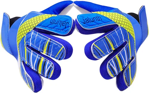 Vista 14 de Jalunth Guantes de Portero de Fútbol para Niños y Jóvenes, Guantes de Guardameta Jugador de Campo para Niños y Niñas, Palma de Látex Antideslizante