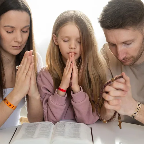 Vista 4 de Long tiantian WWJD - Pulsera con texto en inglés «What Would Jesus Do», pulseras WWJD para mujeres, pulseras W.W.J.D para hombres, joyería
