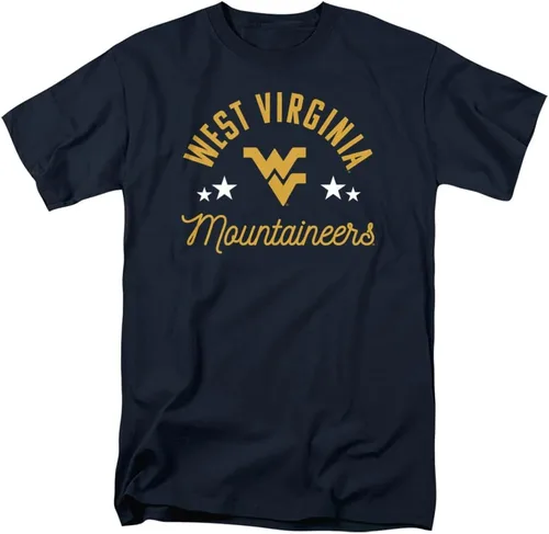 Vista 130 de Collegiate Distressed Mascot Unisex Adult T Shirt Collection 3 Universidad de Adelphi
