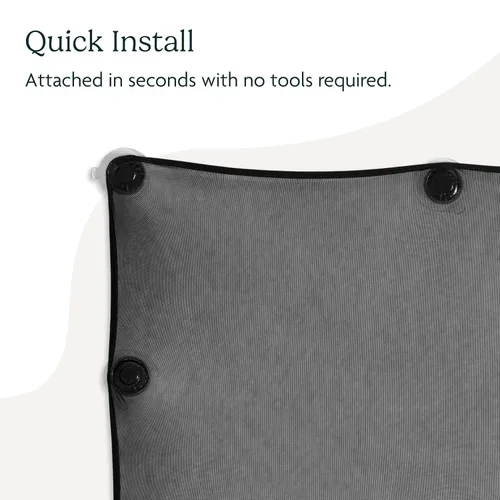 Vista 4 de UPPAbaby Persiana de ventana de fácil ajuste, 23 x 13 pulgadas (paquete de 1)