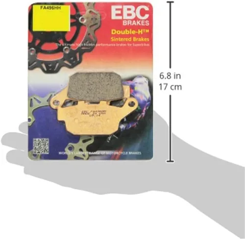 Vista 3 de EBC Brakes FA496HH Juego de pastillas de freno de disco, color negro, 1x1x1