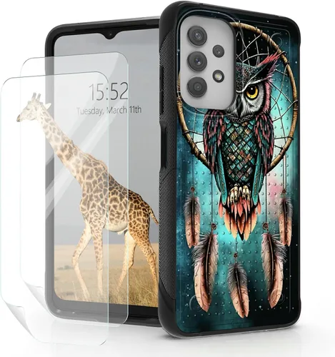 Vista 16 de Funda para Samsung Galaxy A23 Galaxy A13 4G/5G, Galaxy A04, Galaxy A04S, Galaxy A32 5G, con 2 protectores de pantalla, funda protectora de doble