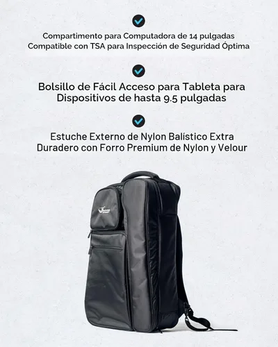 Vista 3 de Journey Instruments - Guitarra de viaje plegable de fibra de carbono OB660M Negro