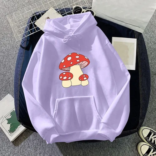 Vista 3 de Sudaderas con capucha para mujer, sudadera de manga larga con capucha con estampado del alfabeto, sudadera sin capucha para mujer, Oversi