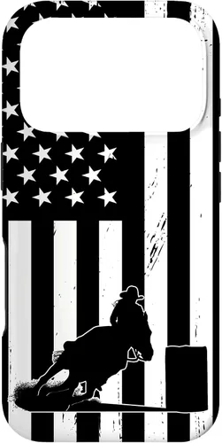 Vista 30 de Funda para iPhone 17 con diseño de vaquera con bandera de Estados Unidos