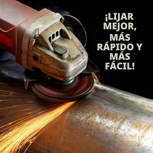 Vista 7 de EZARC Discos de aleta de óxido de aluminio grano 40, 4-1/2 x 7/8 pulgadas