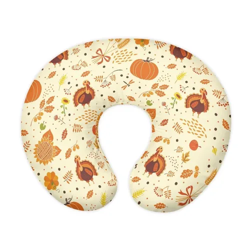 Vista 24 de Funda de almohada de lactancia de alpaca arcoíris para alimentación con biberón, funda de almohada de lactancia transpirable extraíble para bebé