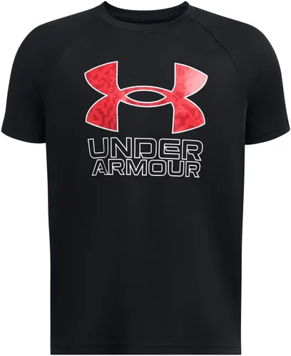 Vista 31 de Under Armour Camiseta de manga corta Tech Hybrid con estampado para niños