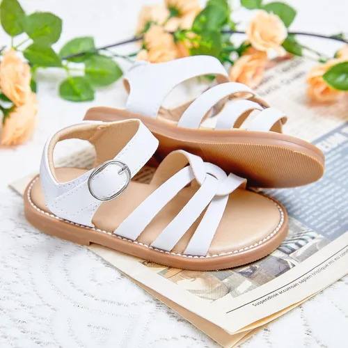 Vista 132 de THEE BRON Sandalias cómodas para niñas, zapatos para niños, sandalias rellenas