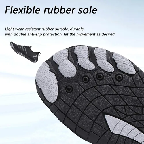Vista 6 de Water Shoes for Women Men Quick Dry Beach Barefoot Shoes Non Slip Hiking Shoes Swim Shoes Pool Shoes Yoga Shoes Lightweight Aqua Socks