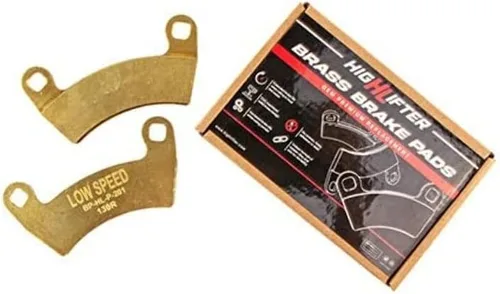 Vista 3 de High Lifter Pastillas de freno de latón compatibles con modelos seleccionados Polaris UTV RZR 800, Scrambler 850/1000, Sportsman 550 Front &