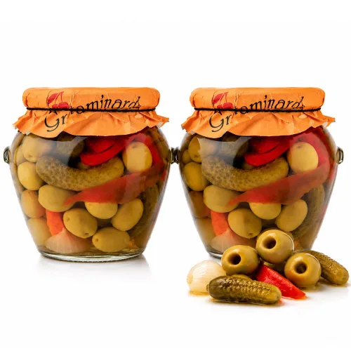 Vista 9 de Torremar Aceitunas Picantes Mezcla de Encurtidos y Aceituna 20oz/580grs Paquete de 1