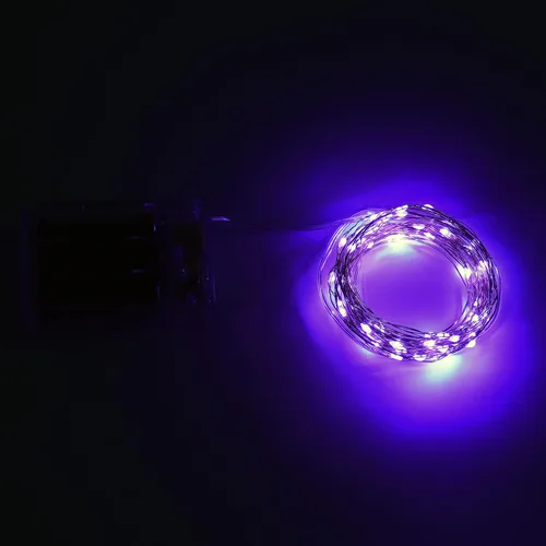 Vista 5 de Karlling - Luces de Halloween que funcionan con pilas, luces de Halloween que funcionan con pilas con 8 modos de parpadeo y temporizador