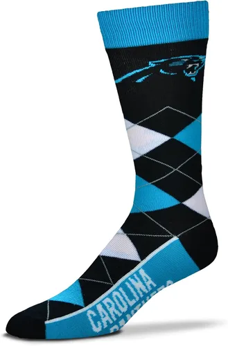 Vista 3 de FBF NCAA - Calcetines unisex para adultos, diseño de rombos