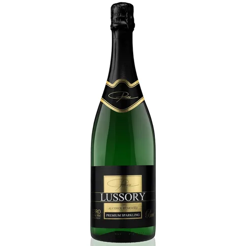 Vista 5 de Lussory Premium Gold 24K Agua con Gas Burbujeante Desalcoholizada 0.0% Vino Sin Alcohol de España, Bajas Calorías, Bajo en Azúcar, Halal