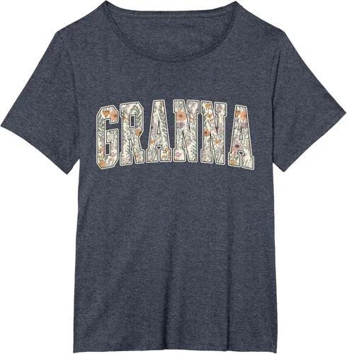 Vista 63 de Granna - Camiseta retro para el día de la madre Negro