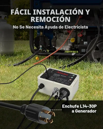 Vista 4 de Interruptor de transferencia inteligente de 120 V CA compatible con generador portátil Westinghouse, interruptor de transferencia para energía