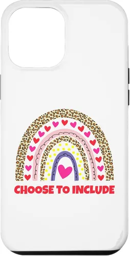 Vista 26 de Choose to Include Leopard Rainbow Special Needs Awareness Case for iPhone 17