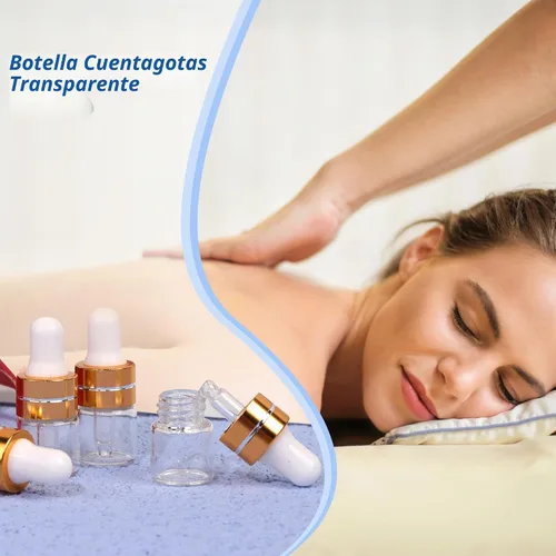 Vista 7 de Paquete de 50 botellas cuentagotas de vidrio transparente de 0.03