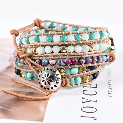 Vista 3 de YGLINE - Impresionante colección de pulseras de cuero hechas a mano