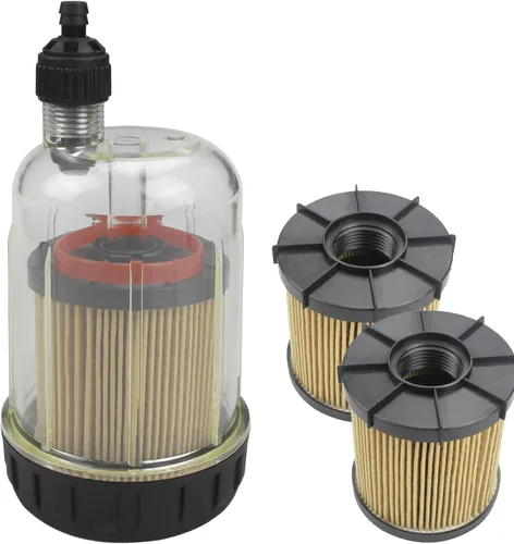Vista 10 de UF-10K - Conjunto separador de agua con filtro de combustible compatible con motor fuera de borda marino Mercury, Yamaha, Suzuki, Tohastsu, filtro