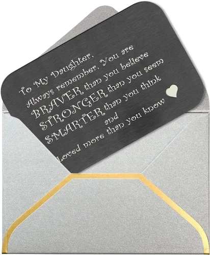 Vista 103 de Tarjeta personalizada con foto y/o texto grabado cartera Love Insert Card