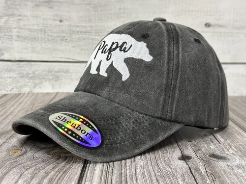 Vista 2 de Shenbors Sombreros de béisbol bordados para hombre y mujer
