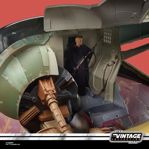 Vista 7 de STAR WARS The Vintage Collection - Vehículo de juguete de Boba Fett, Starship de 9,5 cm, de El libro de Boba Fett, juguetes para niños a partir de 4