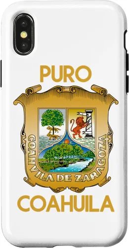 Vista 4 de Funda para iPhone 15 Puro Coahuila Coahuila Estado De México Escudo Eagle Aguila