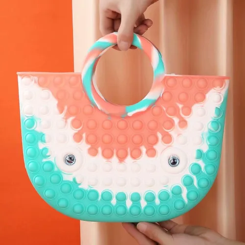 Vista 7 de Pop It - Bolsa de descompresión interesante, moda y exquisita para mujer.