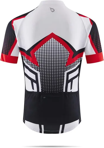 Vista 2 de BALEAF Men's Cycling Jersey Short Sleeve Bike Shirts 4 Pockets Road Biking Tops Full Zip Clothing MTB Breathable UPF 50+