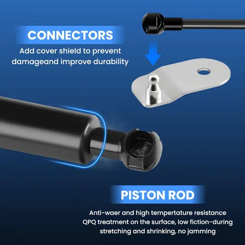 Vista 7 de 2022 2023 2024 2025 2026 Amortiguador asistido para portón trasero para camiones Maverick, compatible con accesorios para camioneta pickup Maverick