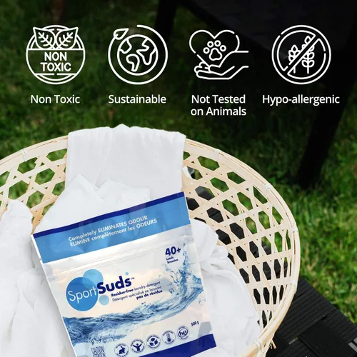 Vista 7 de Sport Suds - Detergente para ropa, bolsa con cierre de 500 g, para más de 40 lavados, SPO500, 1