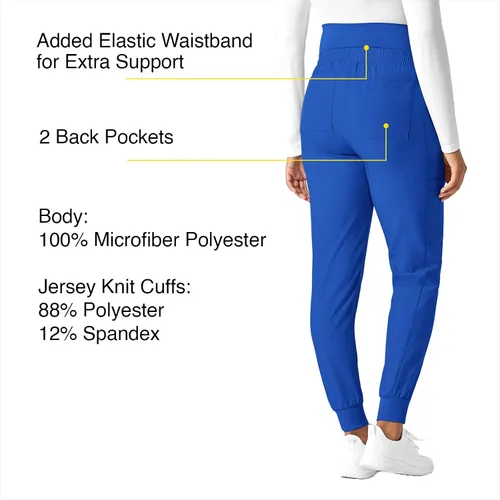 Vista 4 de WonderWink Pantalón deportivo de maternidad para mujer