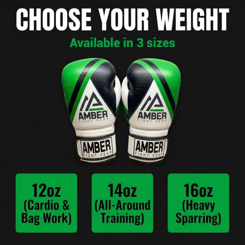 Vista 7 de Fury Boxing Gloves - Kickboxing, Muay Thai Training Gloves, Sparring Punching Bag Mitts, Durable PU, Shock-Absorbing Foam Core, Non-Slip Wrist