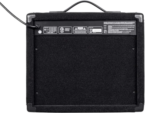 Vista 4 de Monoprice Amplificador combinado de graves 1x8 de 20 vatios, ecualizador de 3 bandas, salida de auriculares