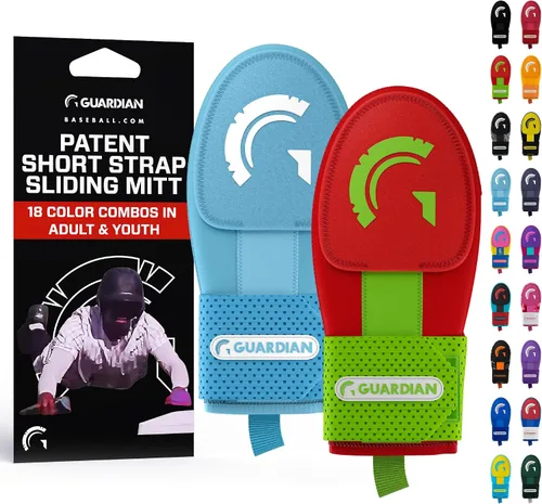 Vista 18 de Guardian Baseball Guantes deslizantes – Tallas para jóvenes y adultos – Guante deslizante para béisbol – Correa de compresión elástica, paquete de 2