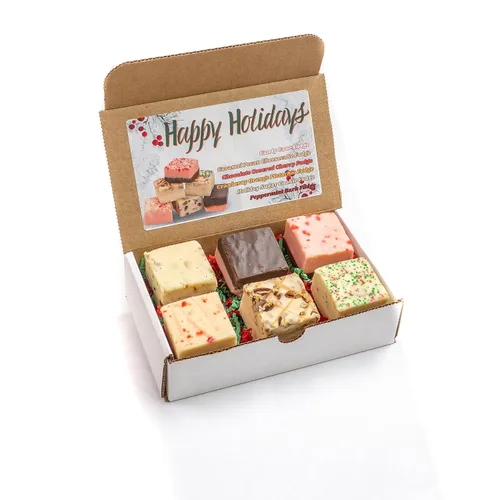 Vista 16 de Valley Fudge, caja de regalo para amantes del caramelo, dulce de azúcar artesanal fresco, mantequilla real, caramelo gourmet a granel, envuelto