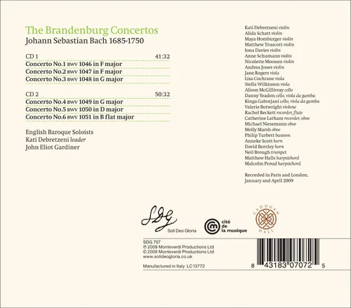 Vista 3 de Brandenburg Concertos Nos. 1-6