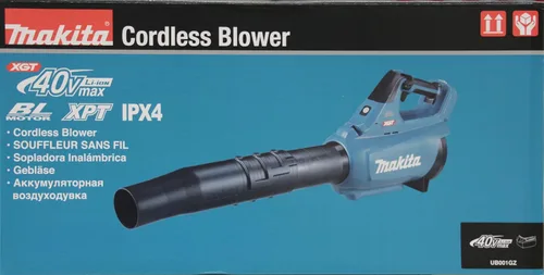 Vista 17 de Makita UB001GZ 40V Max Li-ion XGT Soplador sin escobillas – Baterías y Cargadores No Incluidos Azul