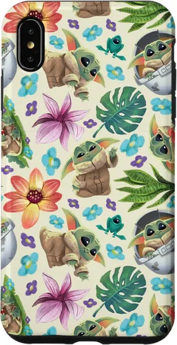 Vista 11 de Star Wars The Mandalorian Grogu - Carcasa con estampado tropical para iPhone 17