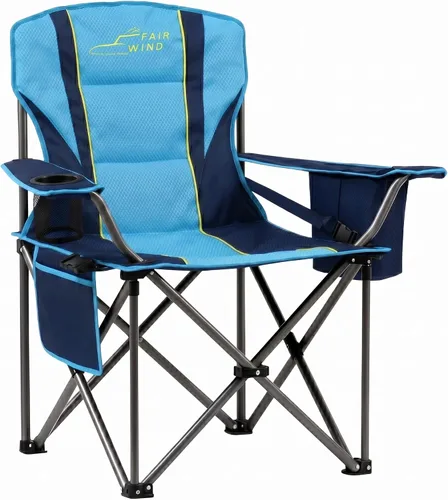 Vista 11 de FAIR WIND Juego de 2 sillas de camping totalmente acolchadas de gran tamaño, juego de sillas de césped resistentes con soporte lumbar ajustable