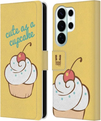 Vista 19 de Head Case Designs Assortment Cupcakes Happiness Leather Wallet Case Compatible with Samsung Galaxy A07 4G Surtido