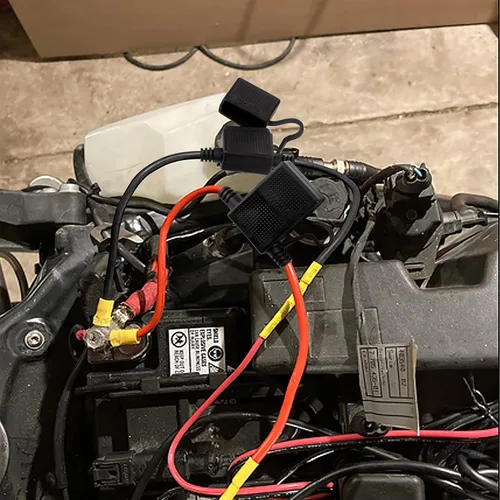 Vista 5 de Portafusibles de calibre 10 – Portafusibles de alambre resistente en línea de 10 AWG con fusibles de hoja ATC/ATO de 30 amperios para automóvil