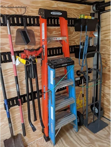 Vista 4 de DC Cargo Mall Kit de correas de trinquete y accesorios de riel E (12 piezas) - Correas resistentes de 15 pies, juntas tóricas E-Track de 1,000